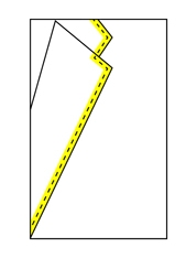 Schneiderkante Revers