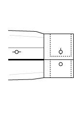 Sportmanschette doppel Einknopf